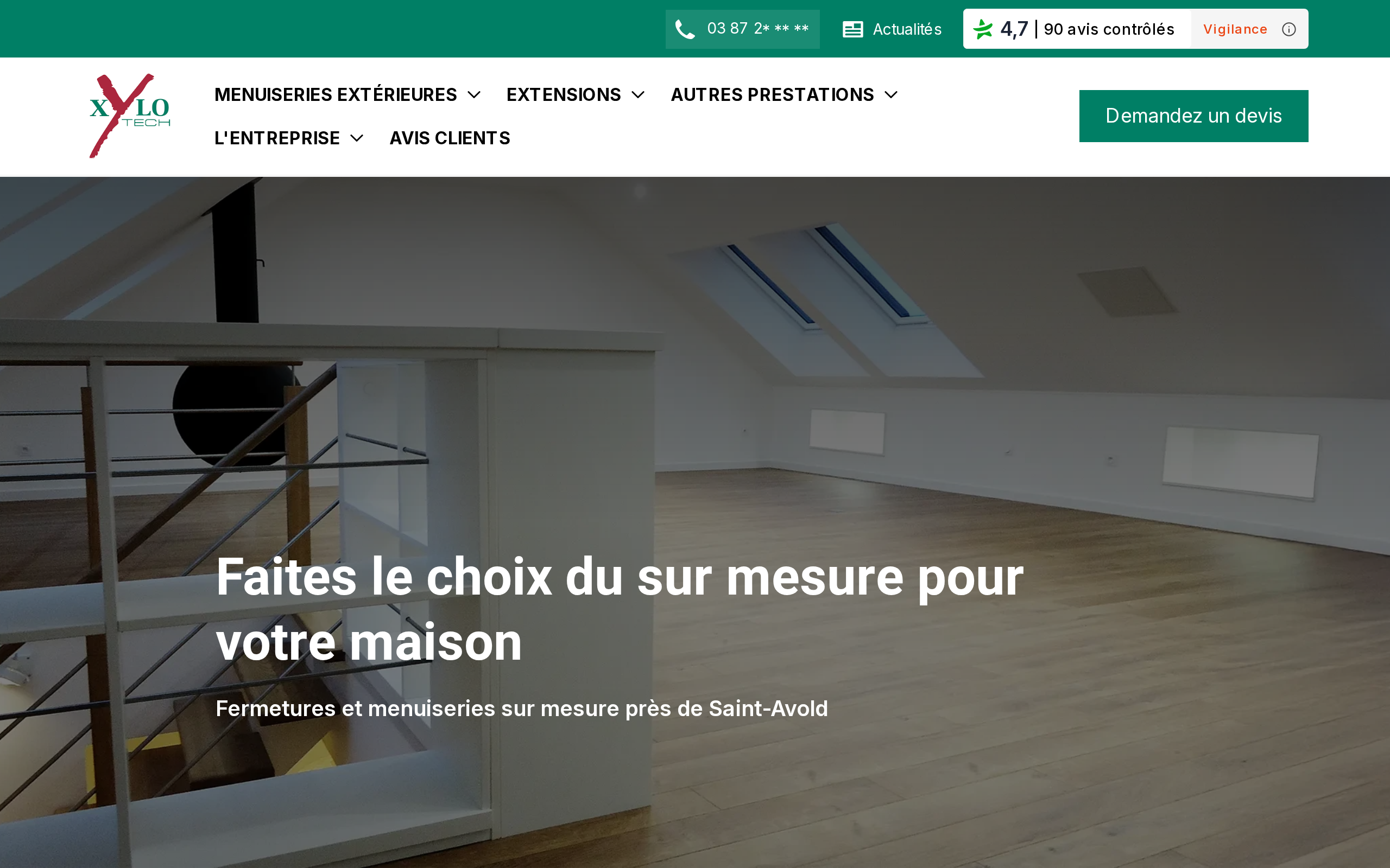 Aperçu du site XYLOTECH
