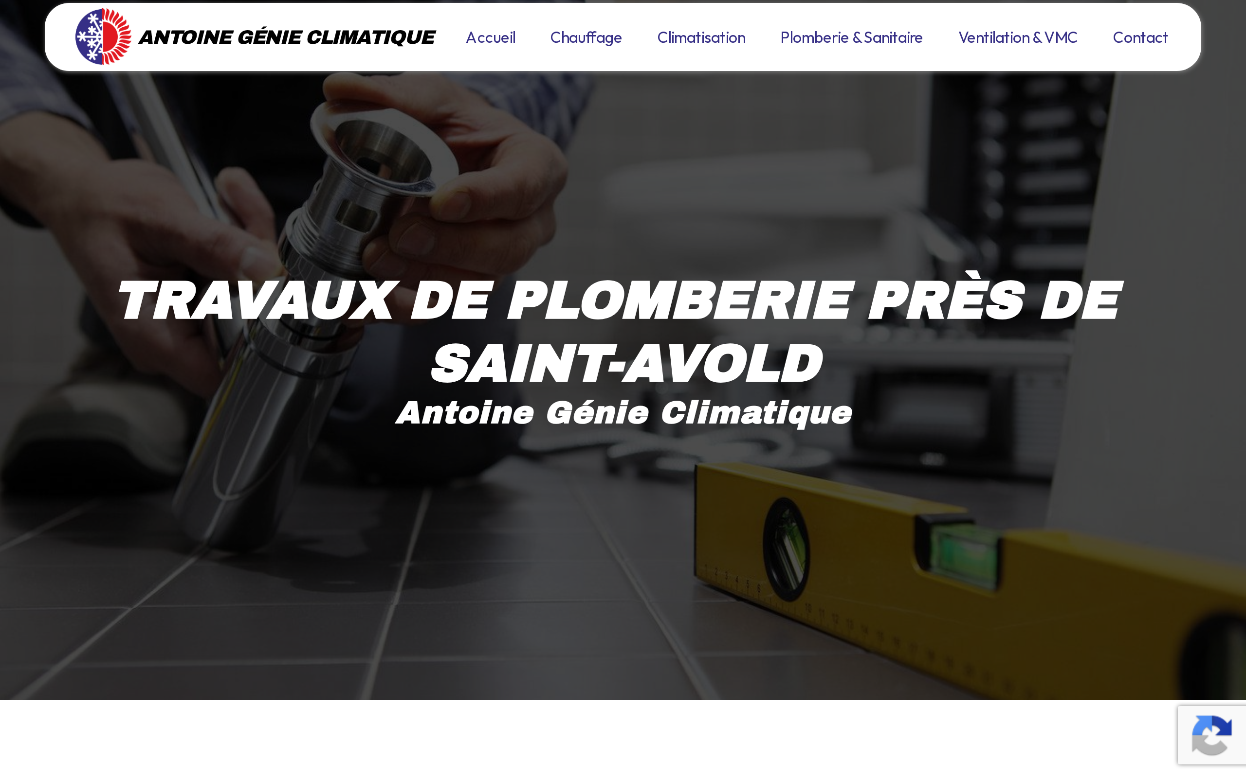 Aperçu du site Antoine Génie Climatique