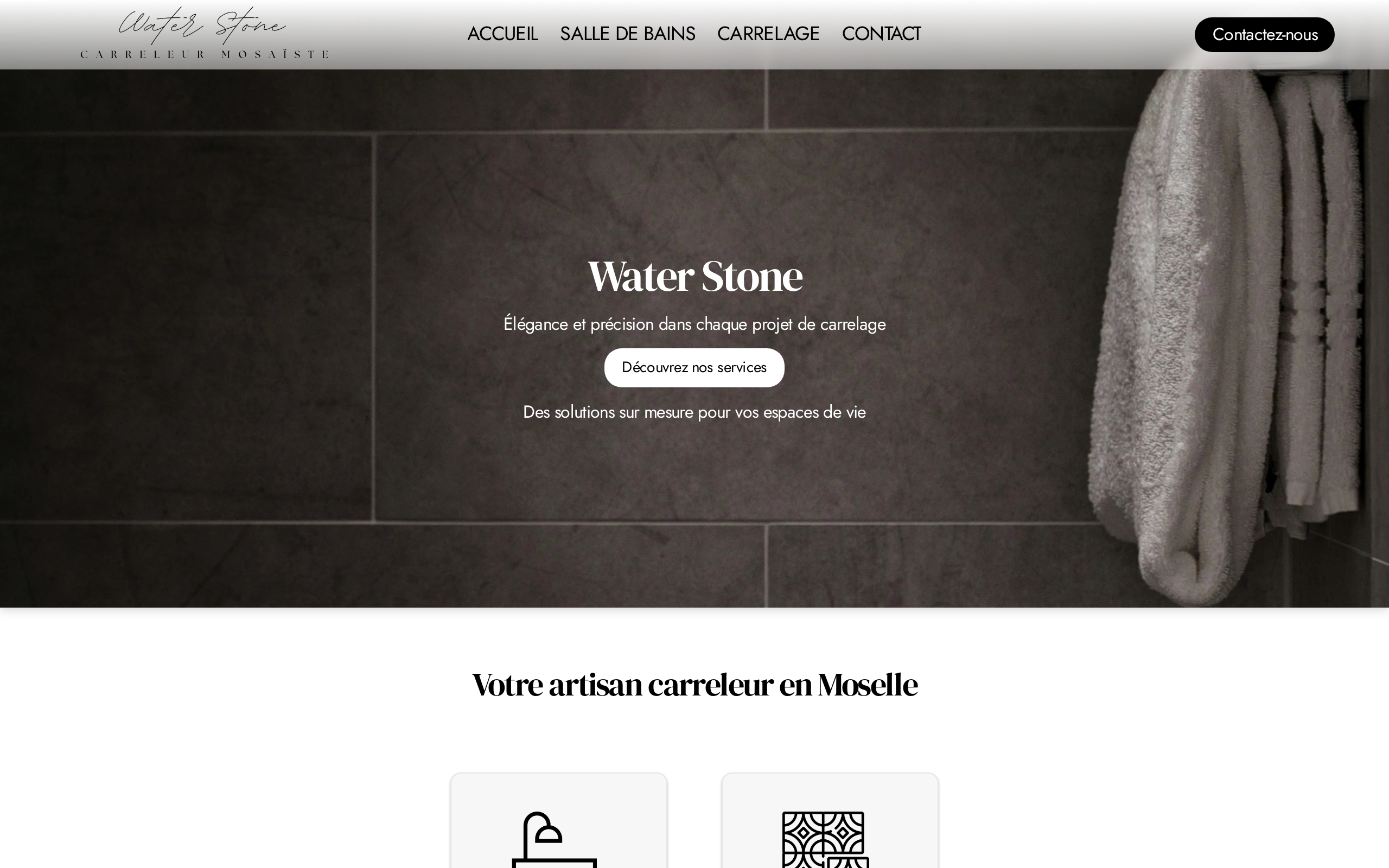 Aperçu du site Water Stone