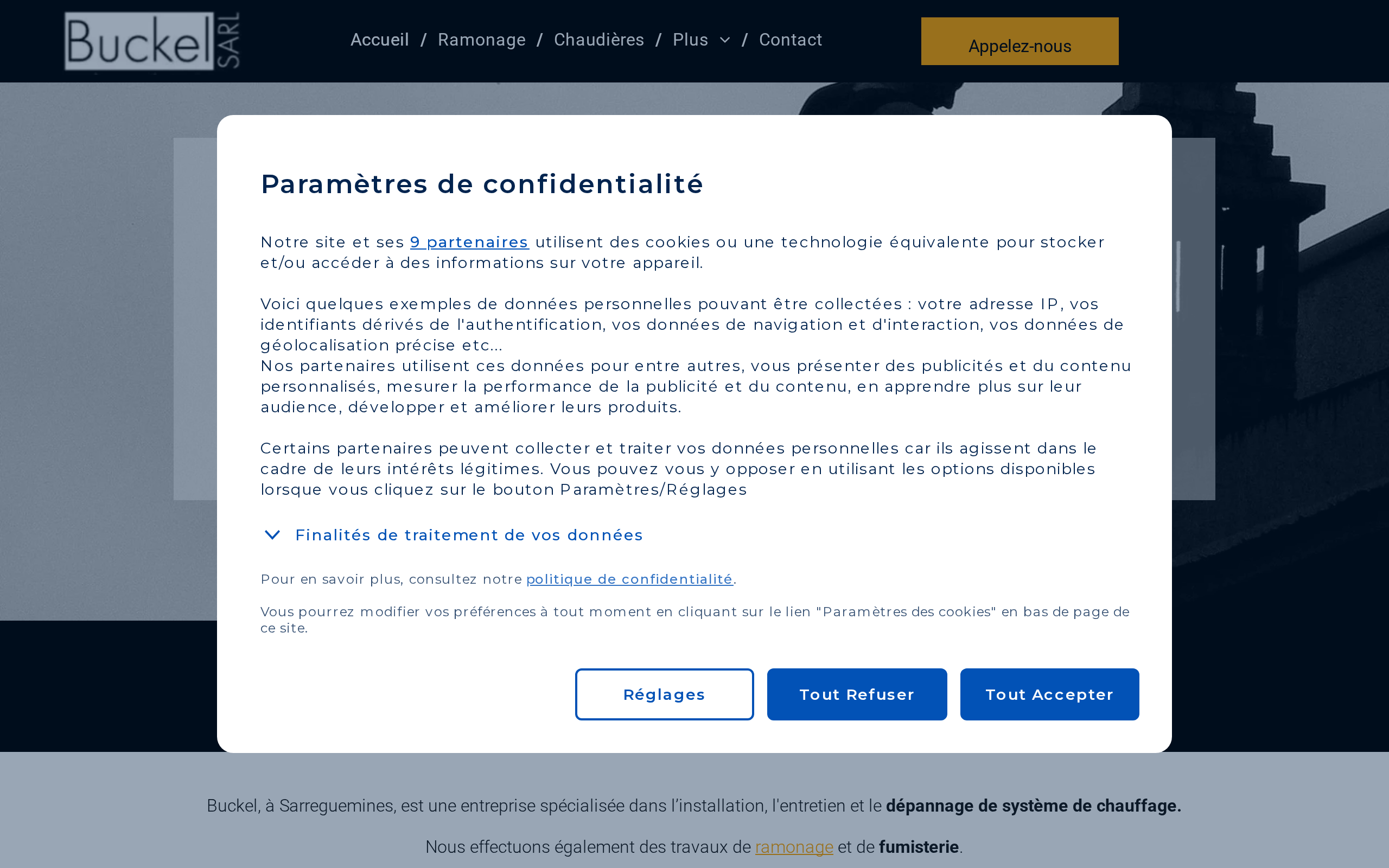 Aperçu du site Buckel