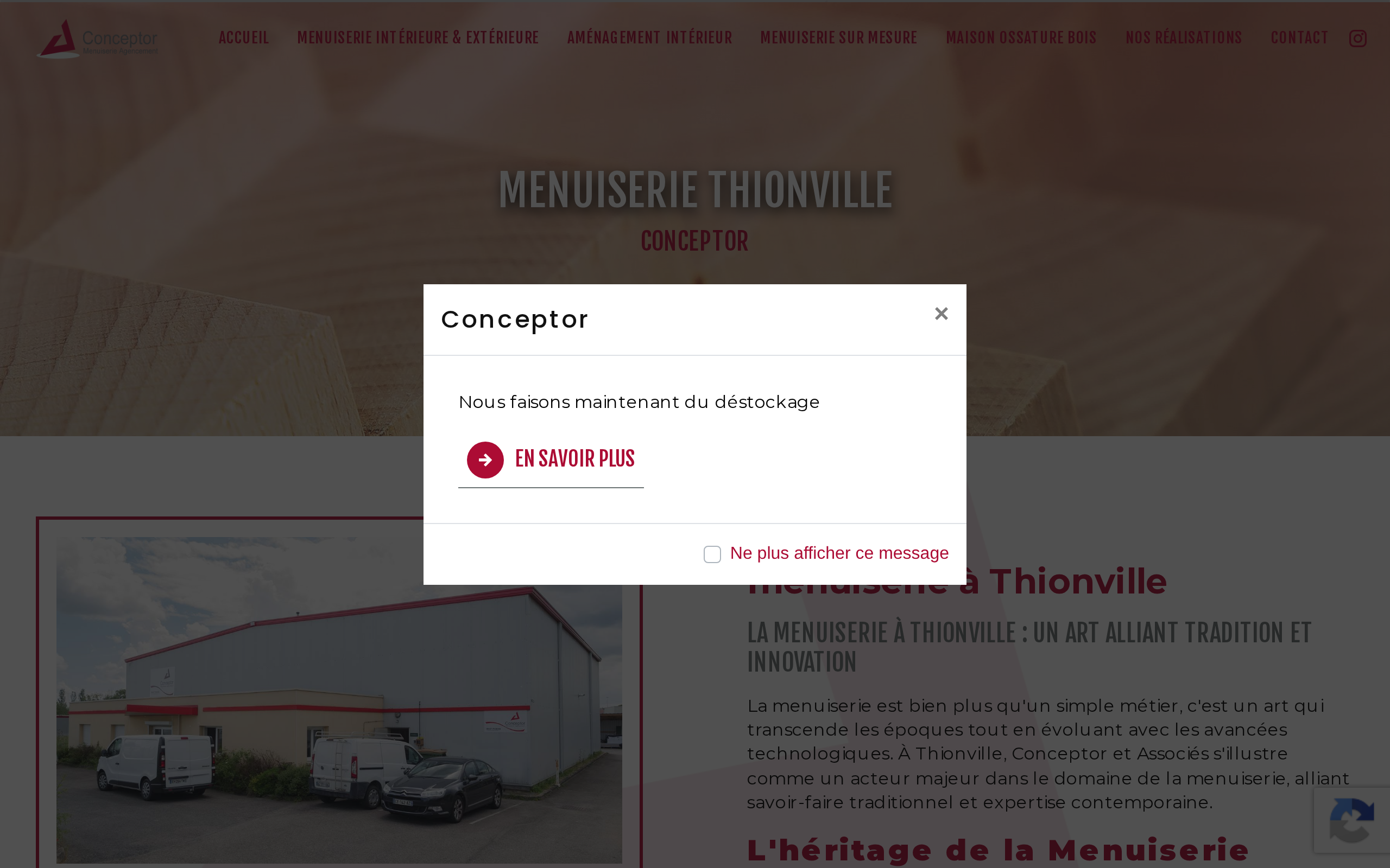 Aperçu du site CONCEPTOR ET ASSOCIES