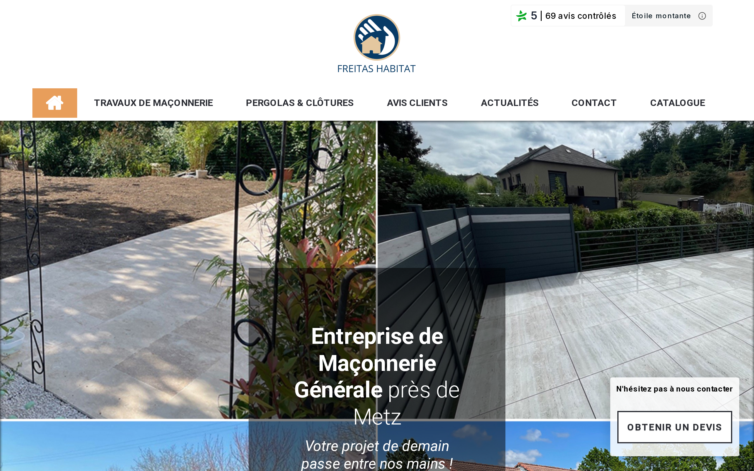 Aperçu du site Freitas Habitat