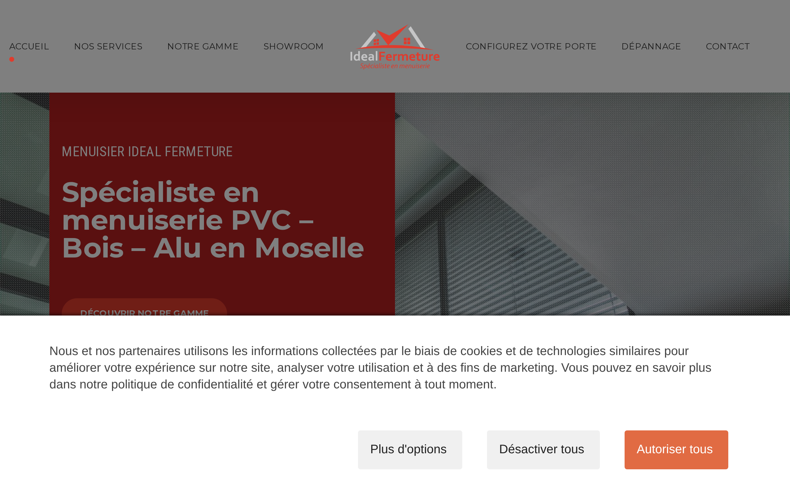 Aperçu du site Idéal Fermeture