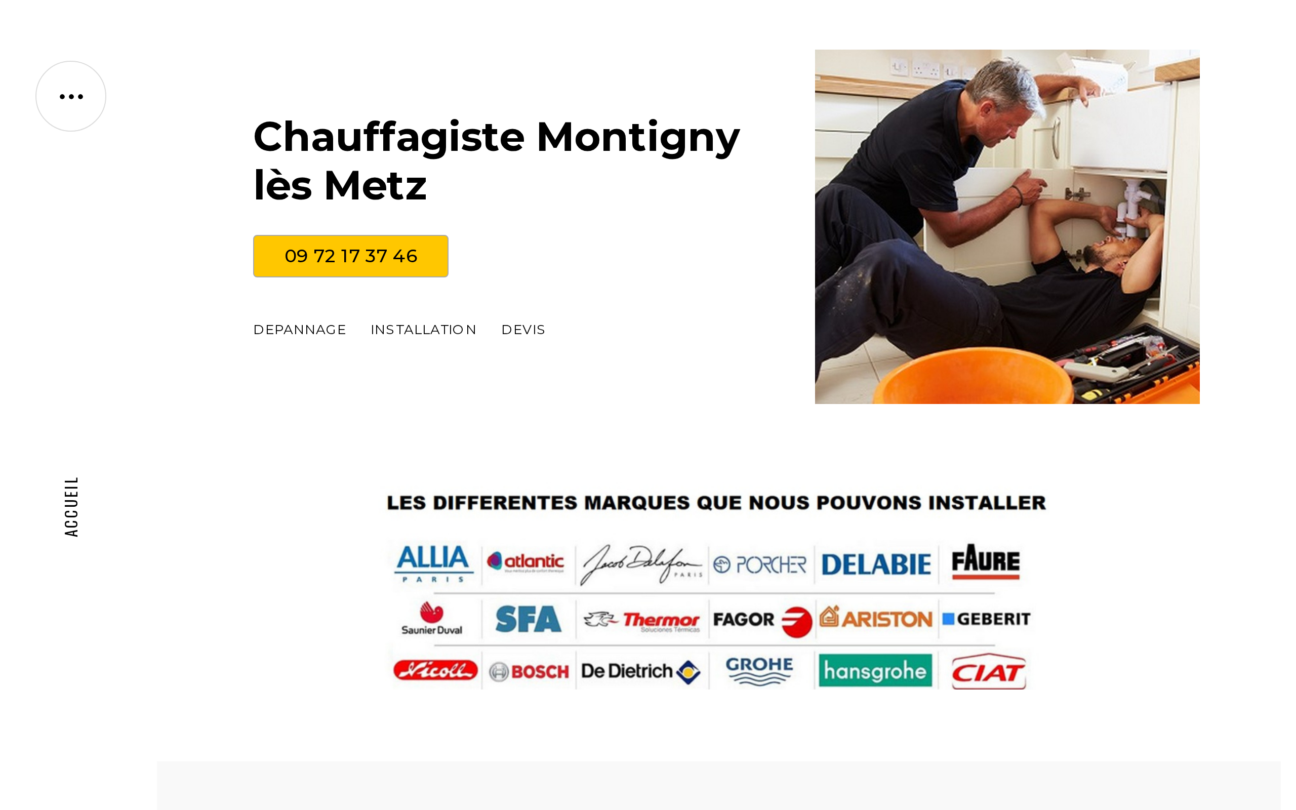 Aperçu du site LBA Chauffagiste Montigny lès Metz