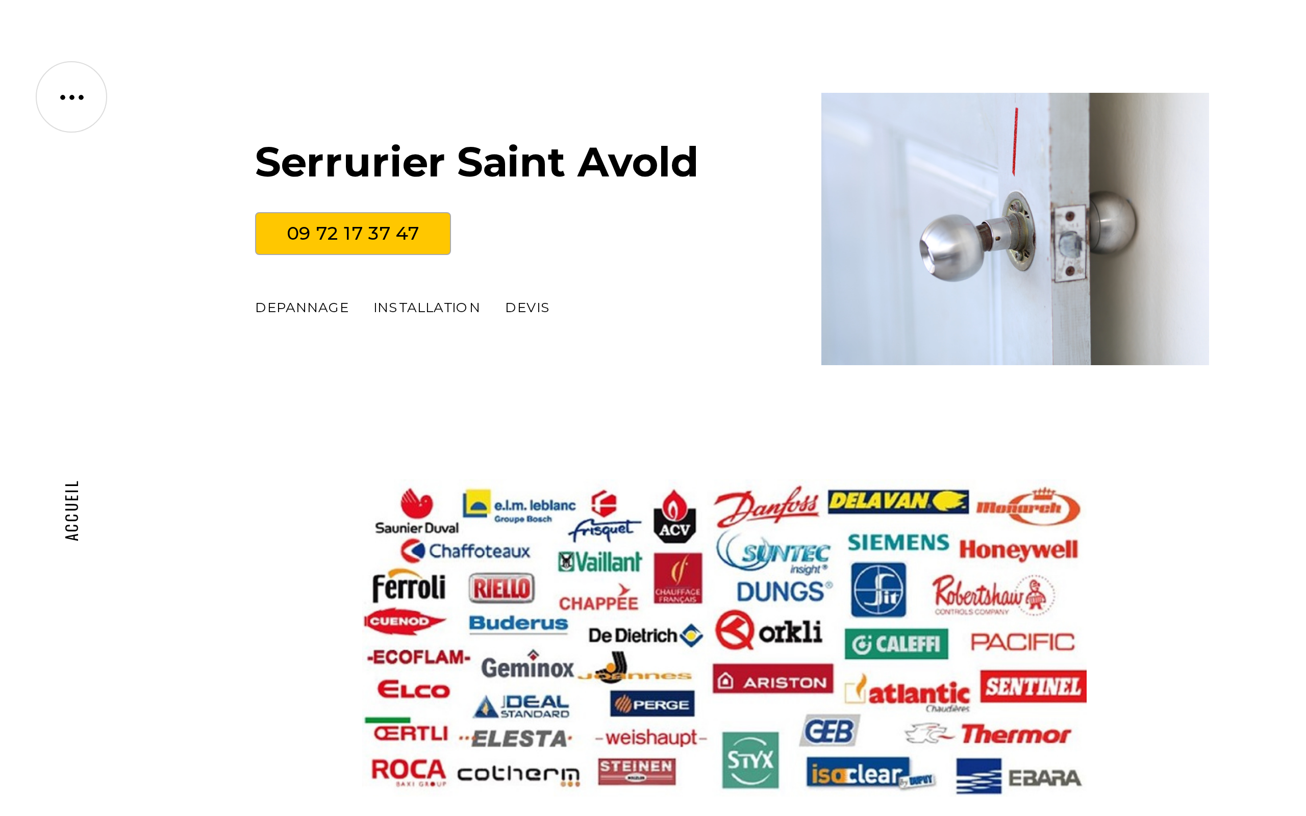 Aperçu du site LBA serrurier Saint Avold