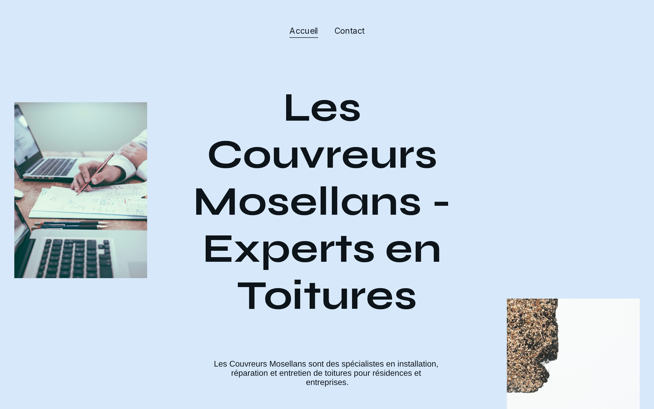 Aperçu du site Les Couvreurs Mosellans