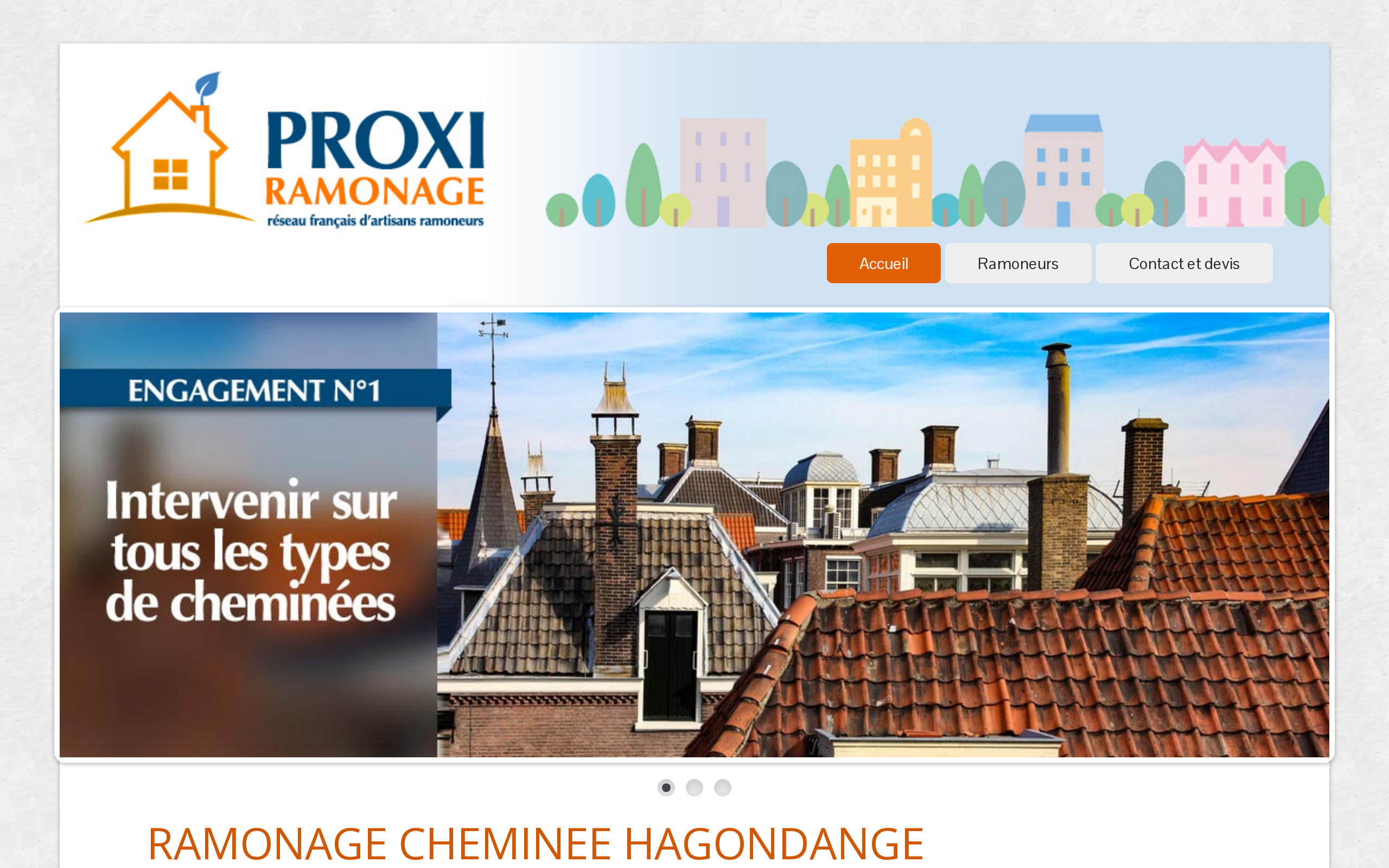 Aperçu du site RAMONAGE DECOBECQ