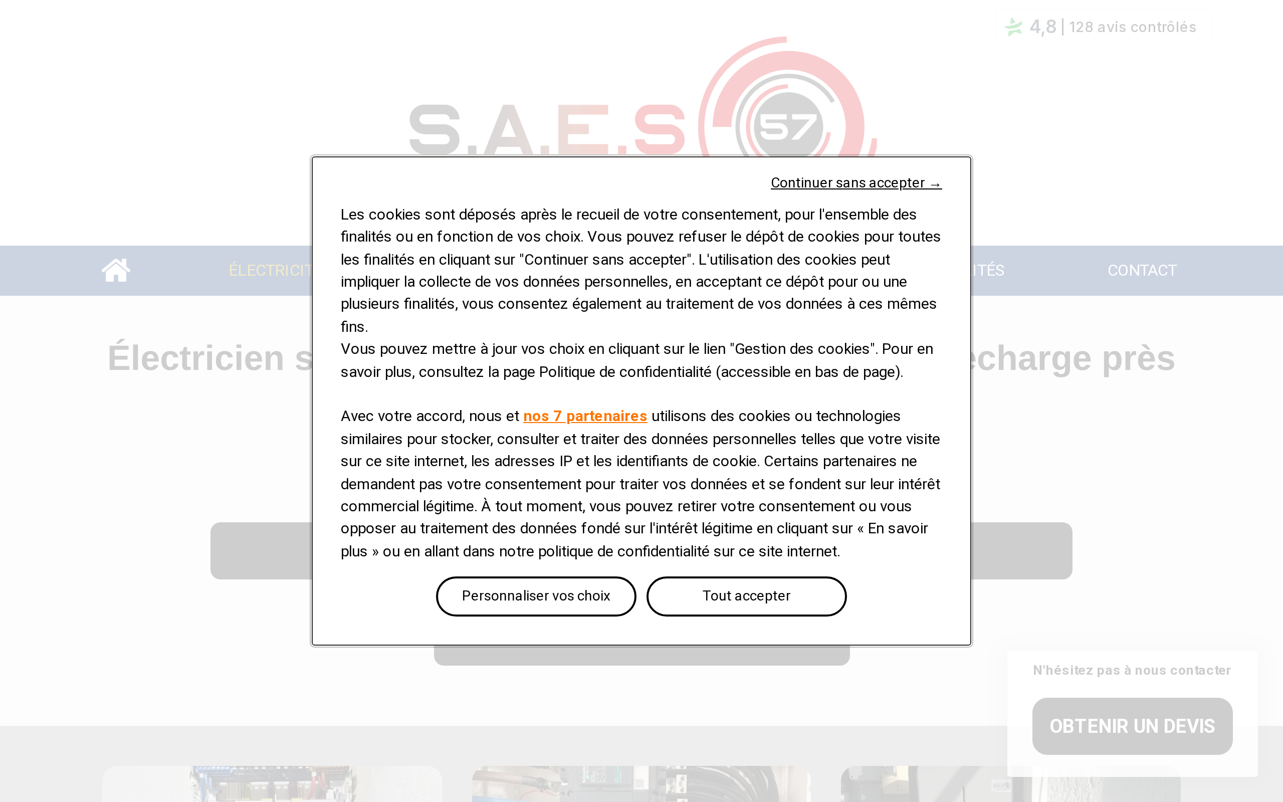 Aperçu du site SAES57
