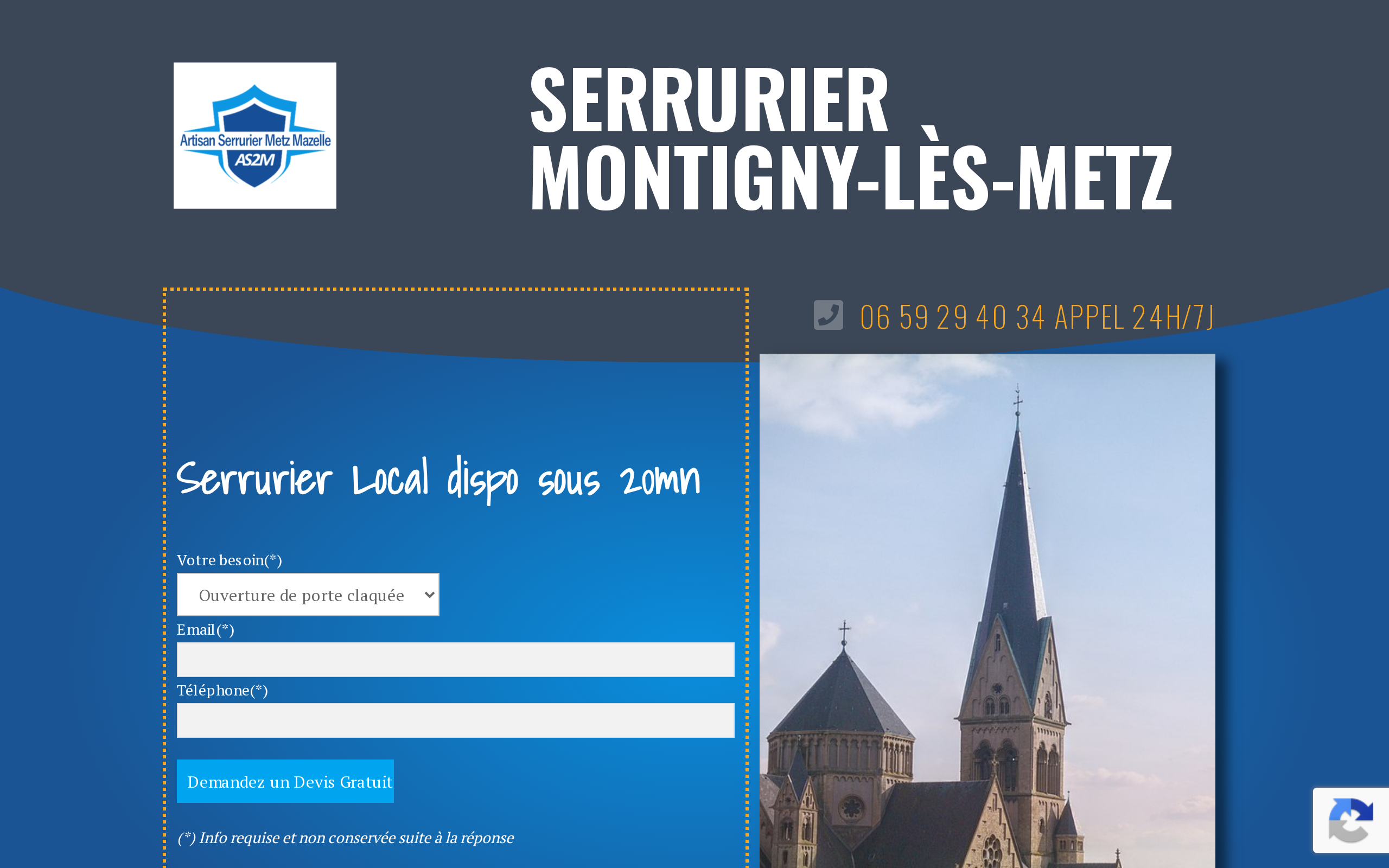 Aperçu du site AS2M