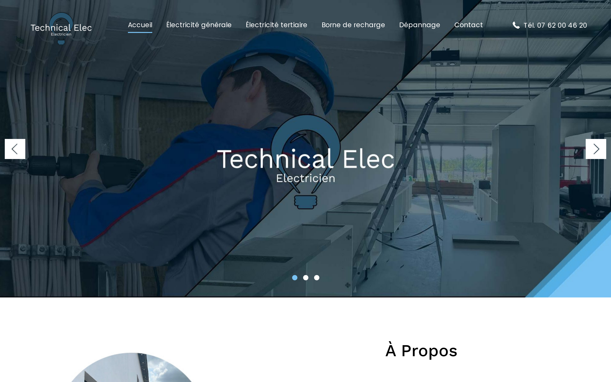Aperçu du site TECHNICAL ELEC