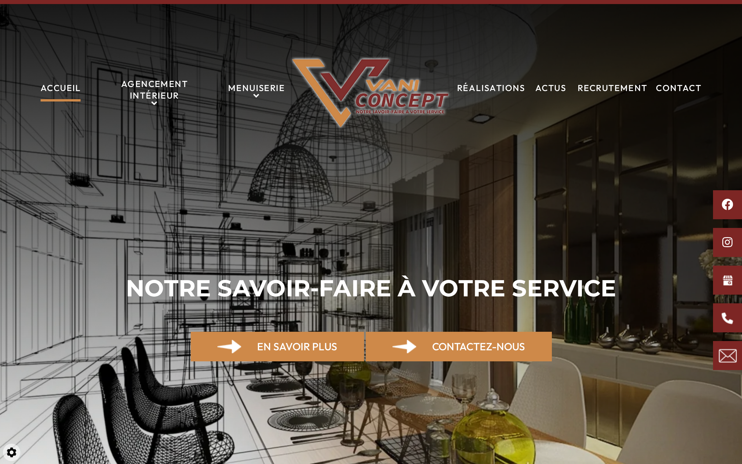Aperçu du site SAS VANI CONCEPT
