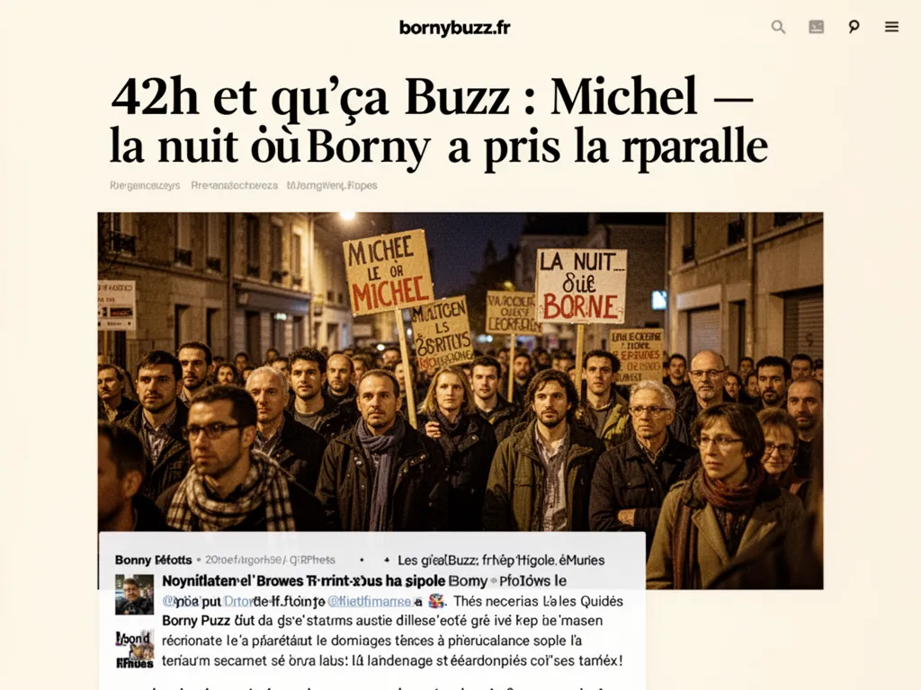 42h et qu'ça Buzz : Michel : la nuit où Borny a pris la parole