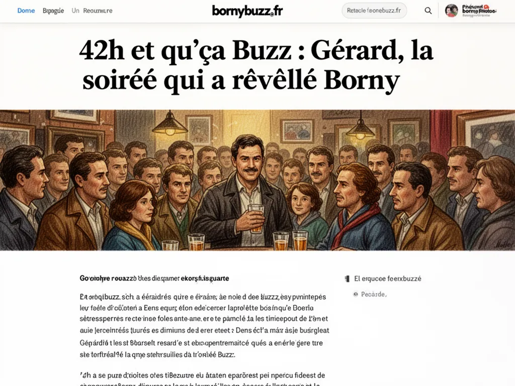 42h et qu’ça Buzz : Gérard, la soirée qui a réveillé Borny