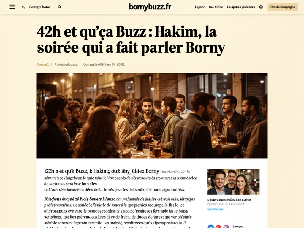 42h et qu’ça Buzz : Hakim, la soirée qui a fait parler Borny