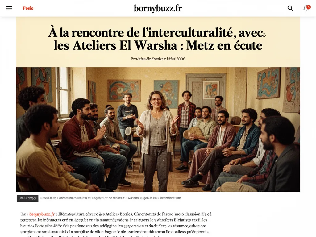 À la rencontre de l'interculturalité avec les Ateliers El Warsha : Metz en écoute