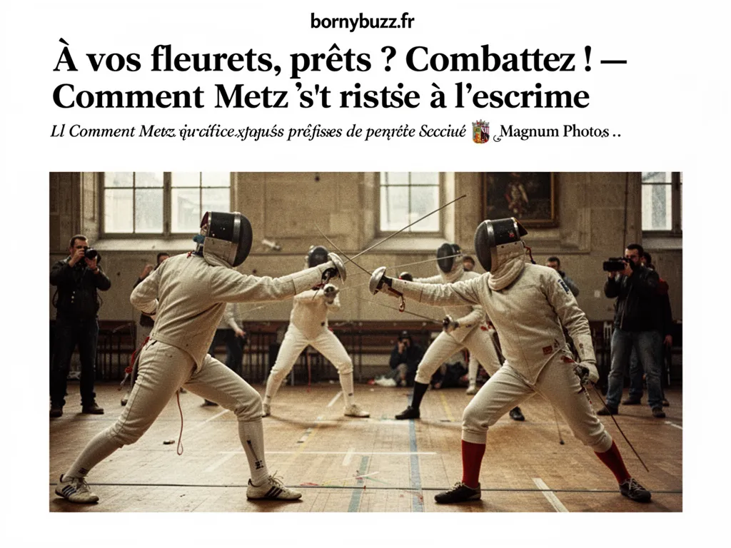 À vos fleurets, prêts ? Combattez ! : Comment Metz s'est remise à l'escrime