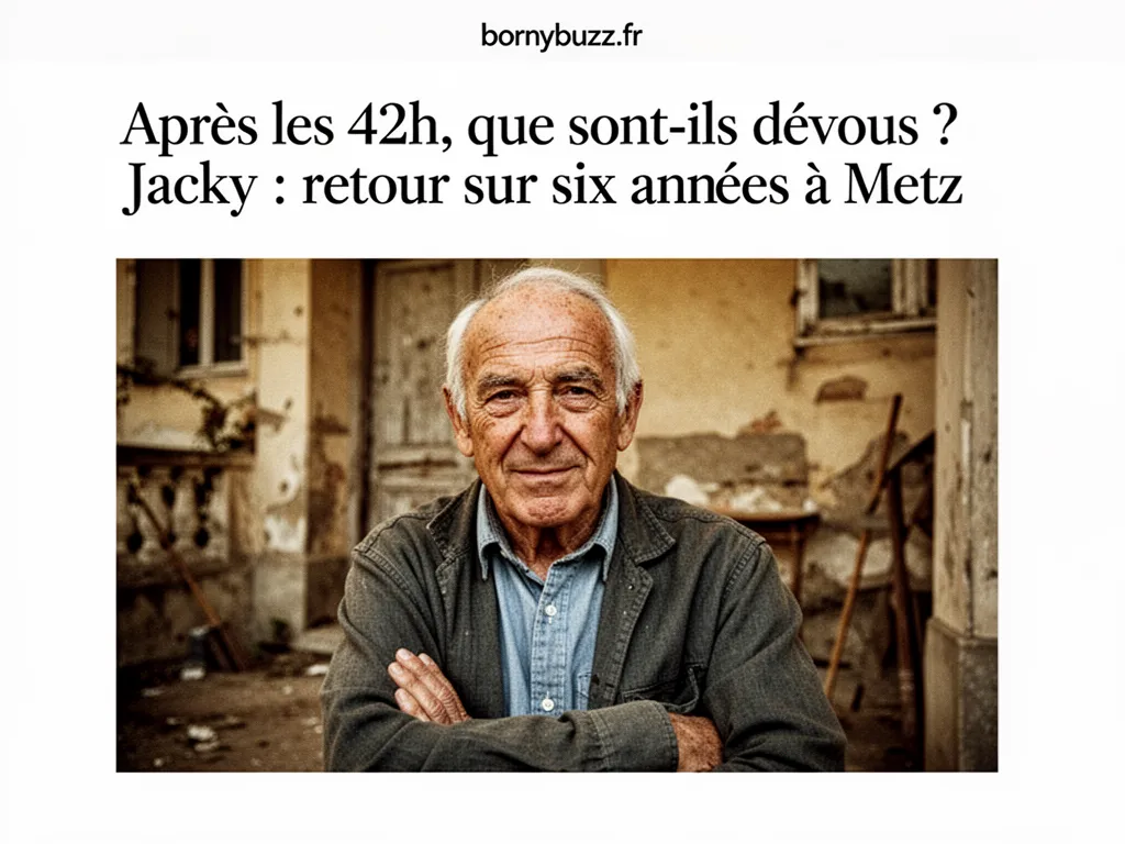 Après les 42h, que sont-ils devenus ? Jacky : retour sur six années à Metz