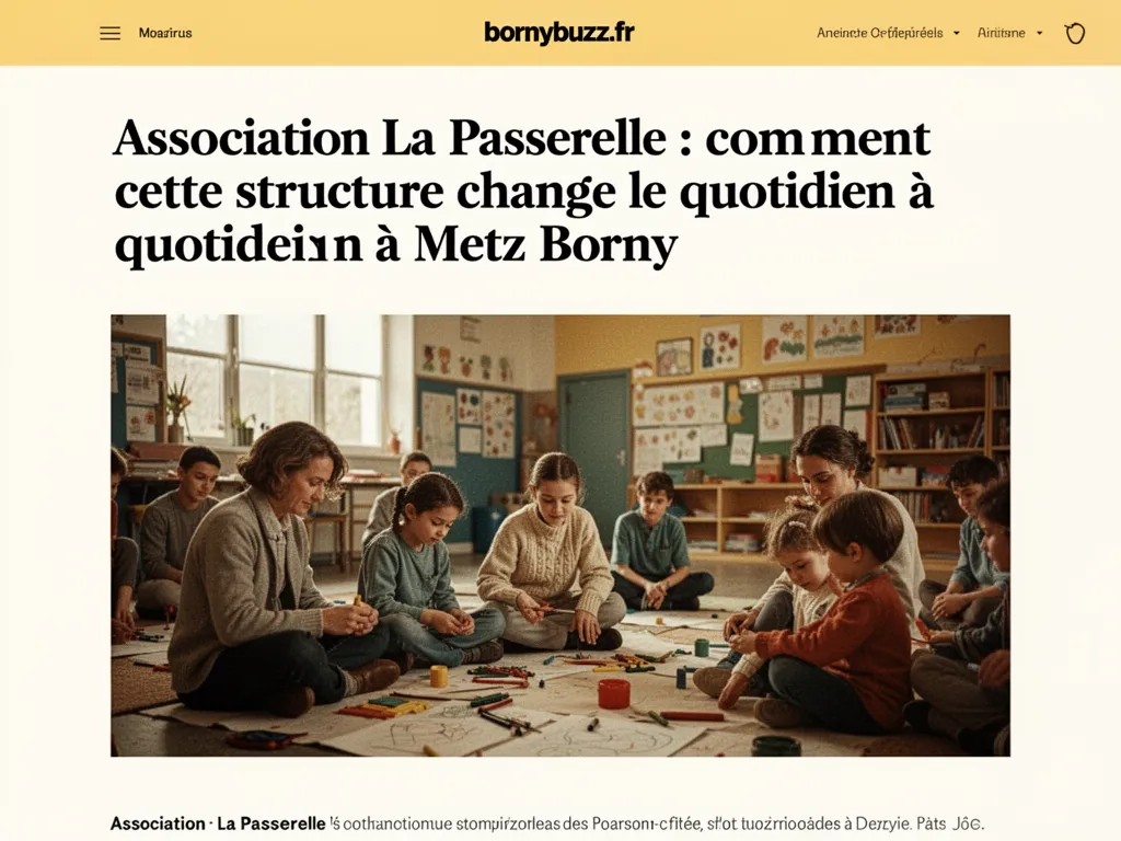 Association La Passerelle : comment cette structure change le quotidien à Metz Borny