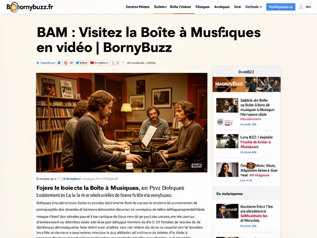 BAM : Visitez la Boîte à Musiques en vidéo | BornyBuzz