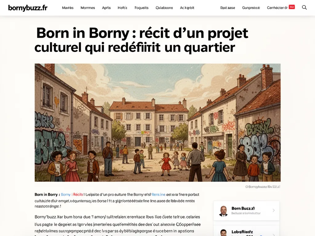 Born in Borny : récit d’un projet culturel qui redéfinit un quartier