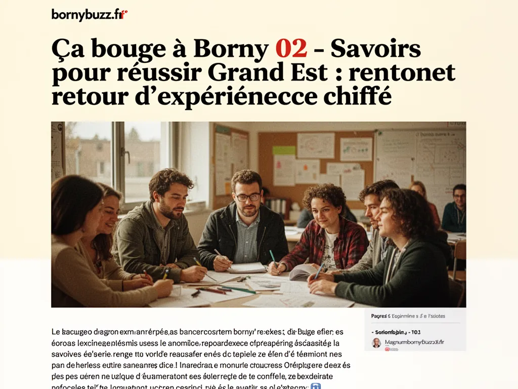 Ça bouge à Borny 02 - Savoirs pour réussir Grand Est : retour d'expérience chiffré