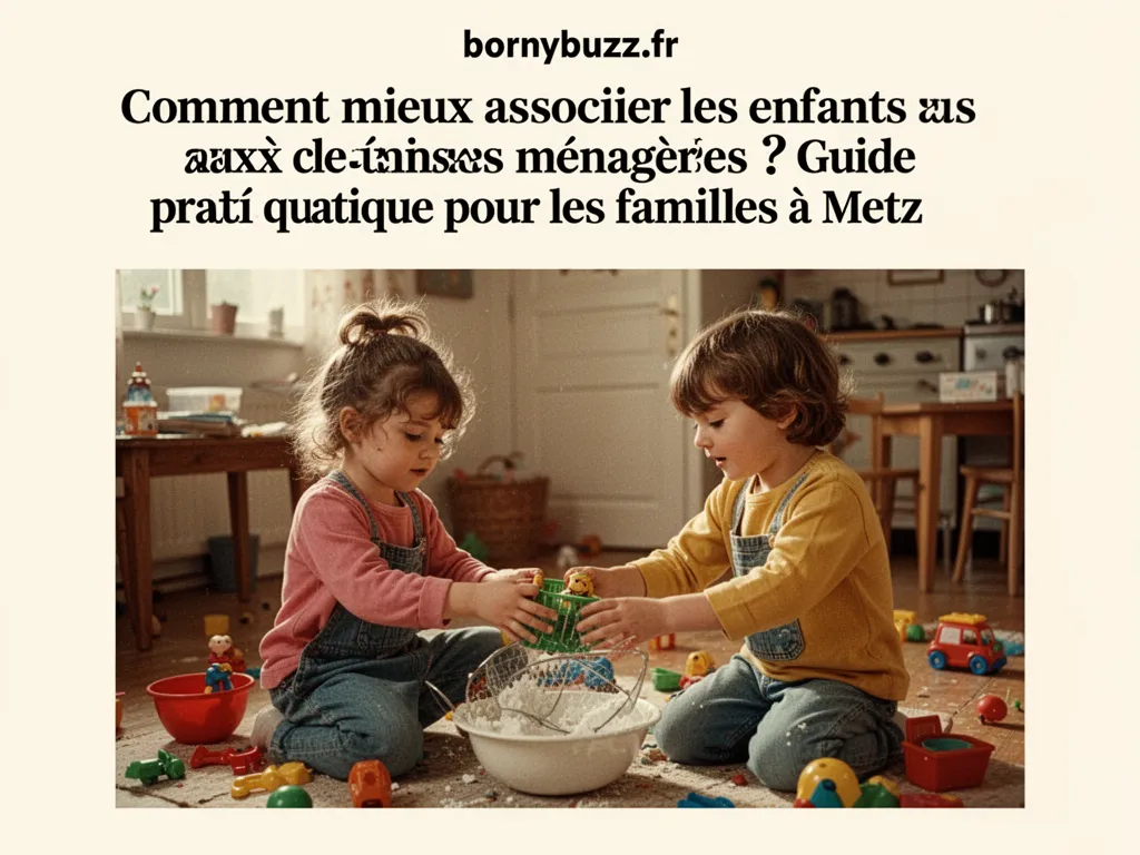Comment mieux associer les enfants aux tâches ménagères ? Guide pratique pour les familles à Metz