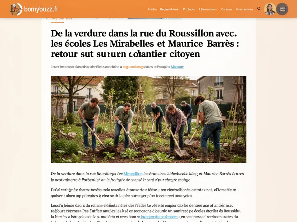 De la verdure dans la rue du Roussillon avec les écoles Les Mirabelles et Maurice Barrès : retour sur un chantier citoyen