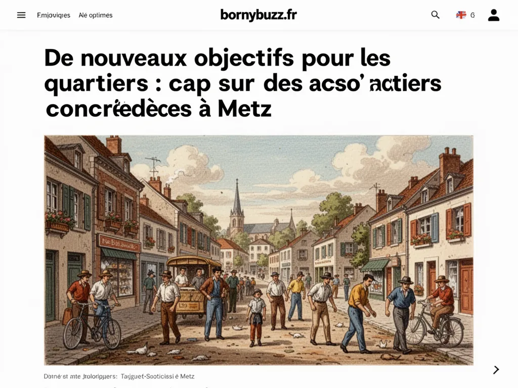 De nouveaux objectifs pour les quartiers : cap sur des actions concrètes à Metz