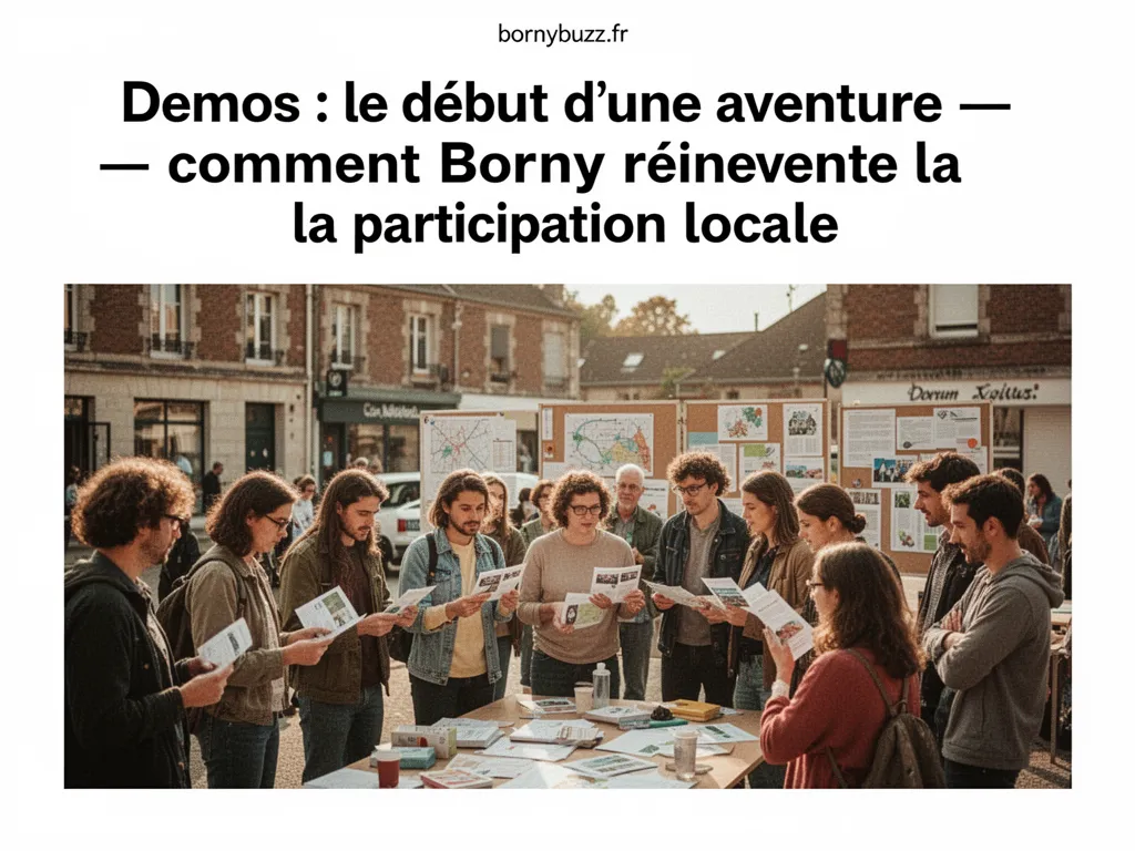 Demos : le début d'une aventure : comment Borny réinvente la participation locale