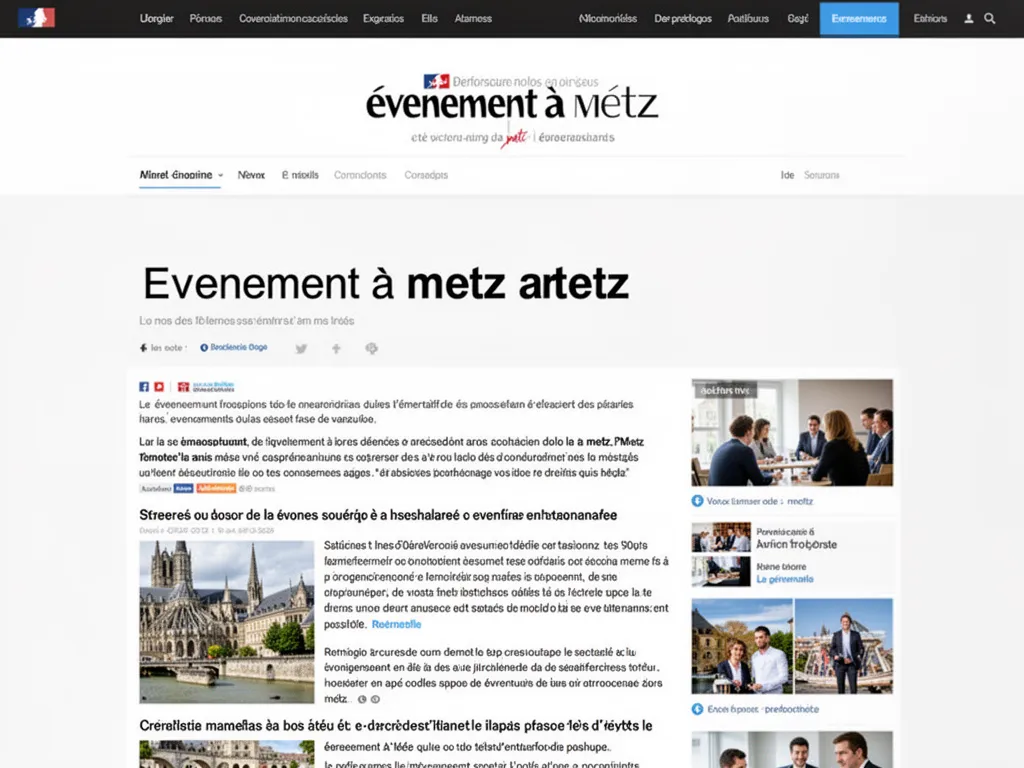 Place pavée de Metz avec stands et public en plein air