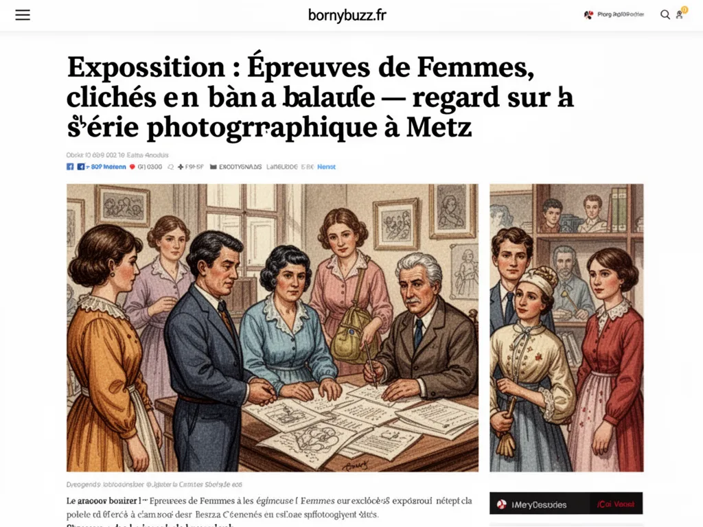 Exposition : Épreuves de Femmes, clichés en balade : regard sur la série photographique à Metz
