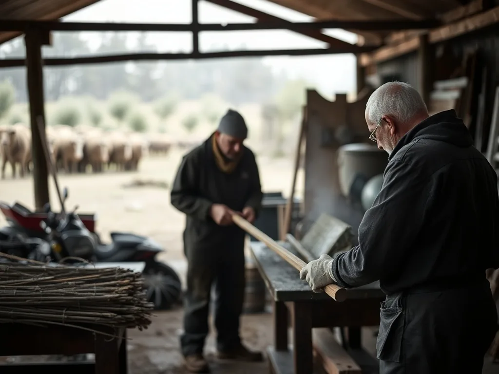 Serre agricole équipée d'un système de récupération d'eau, cuve et tuyauterie visibles