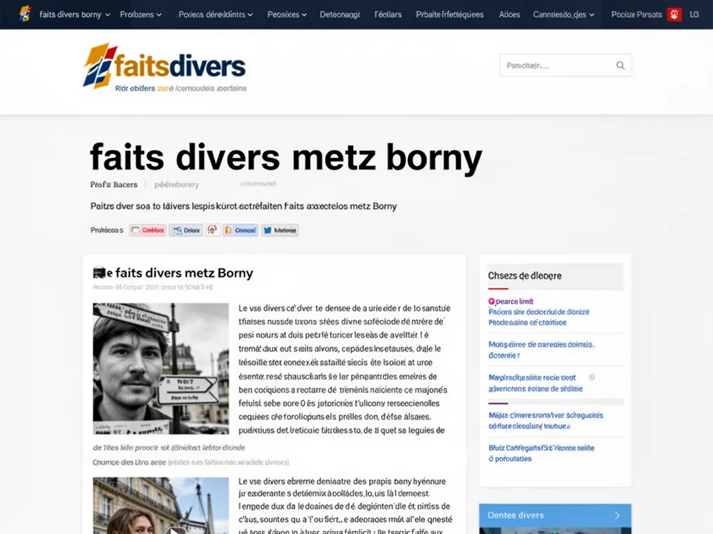Vue urbaine d’un quartier résidentiel de Metz avec immeubles, rue et présence policière au loin