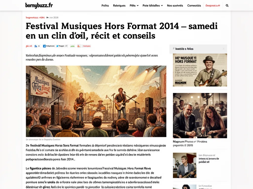 Festival Musiques Hors Format 2014 : samedi en un clin d'œil, récit et conseils