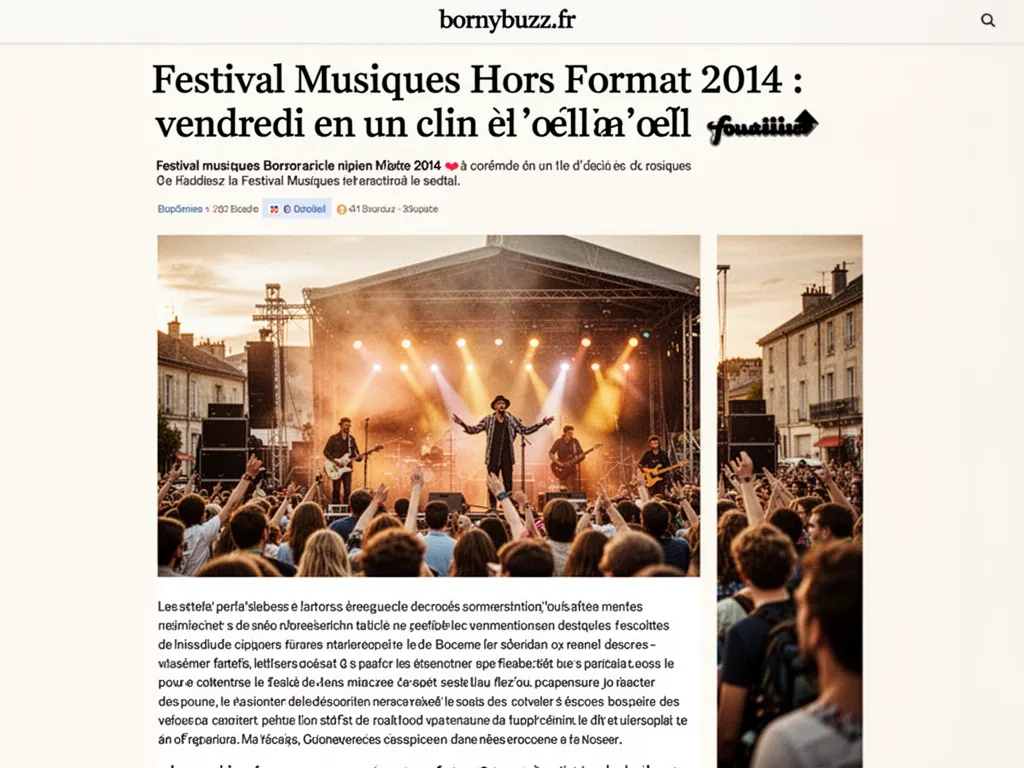 Festival Musiques Hors Format 2014 : vendredi en un clin d'œil