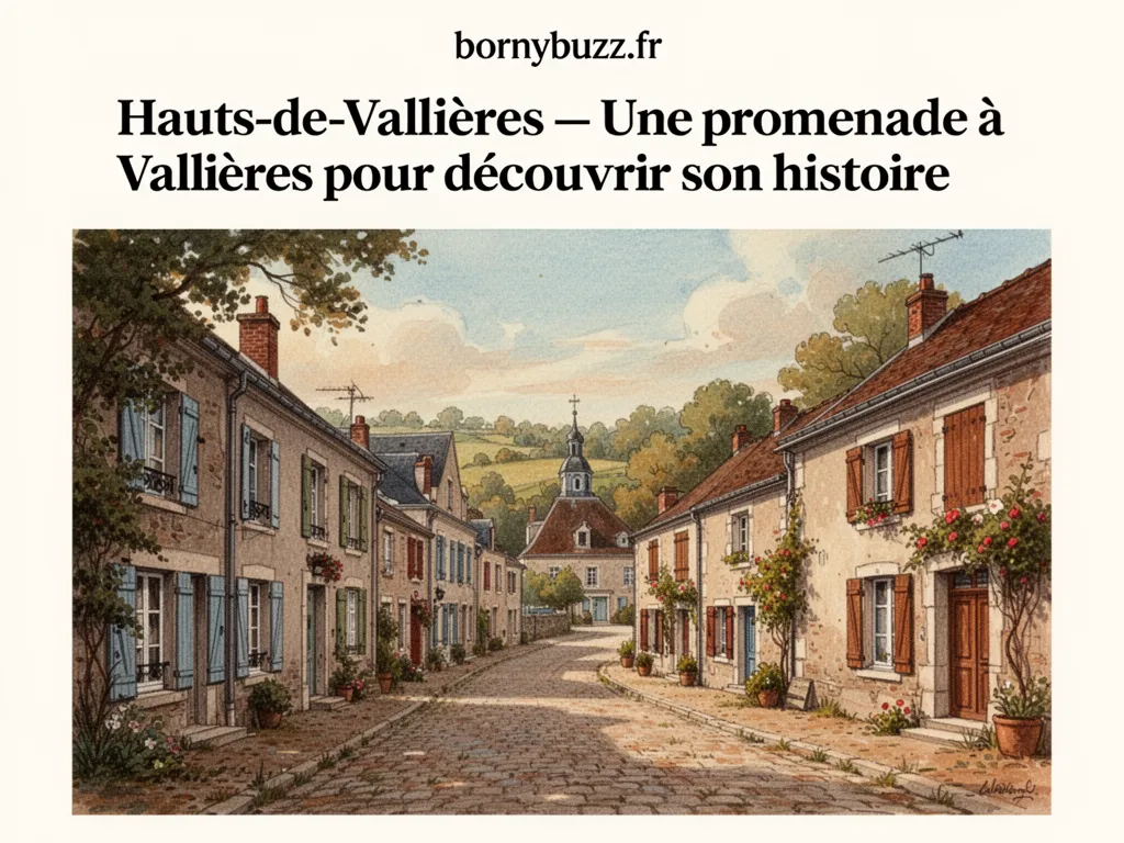 Hauts-de-Vallières : Une promenade à Vallières pour découvrir son histoire