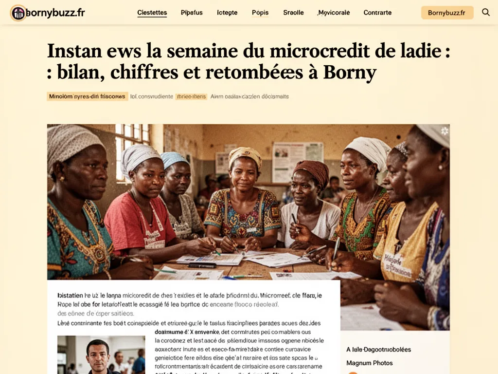instanews la semaine du microcredit de ladie : bilan, chiffres et retombées à Borny
