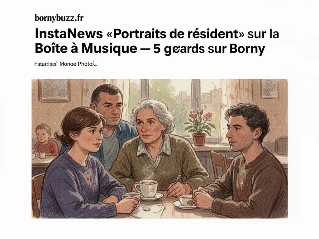InstaNews «Portraits de résidents» sur la Boîte à Musique : 5 regards sur Borny