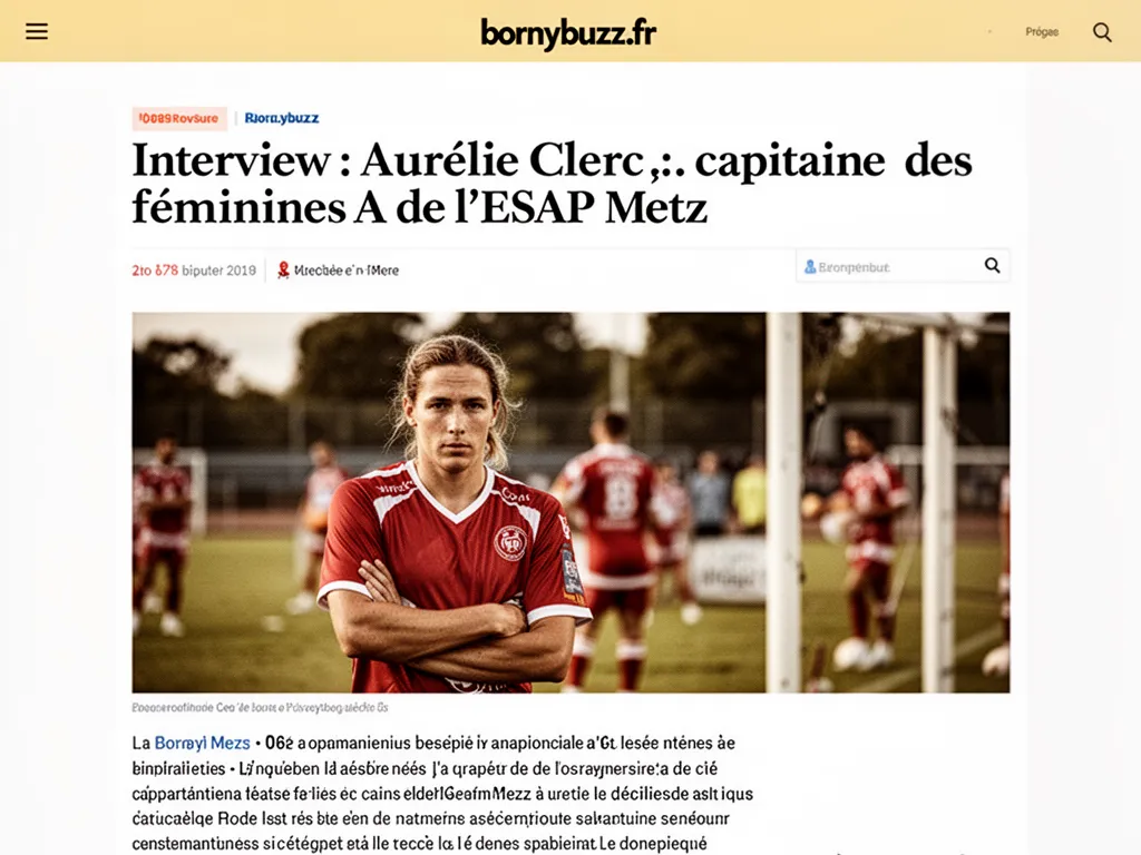 Interview : Aurélie Clerc, capitaine des féminines A de l'ESAP Metz