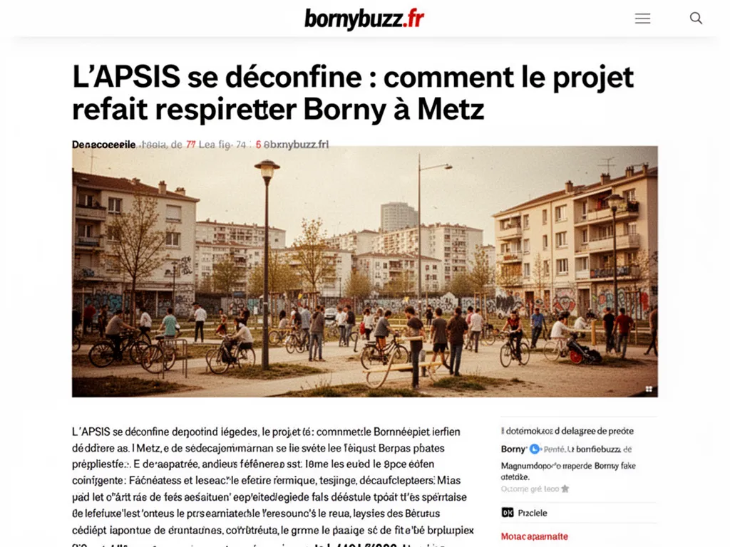 L'APSIS se déconfine : comment le projet refait respirer Borny à Metz
