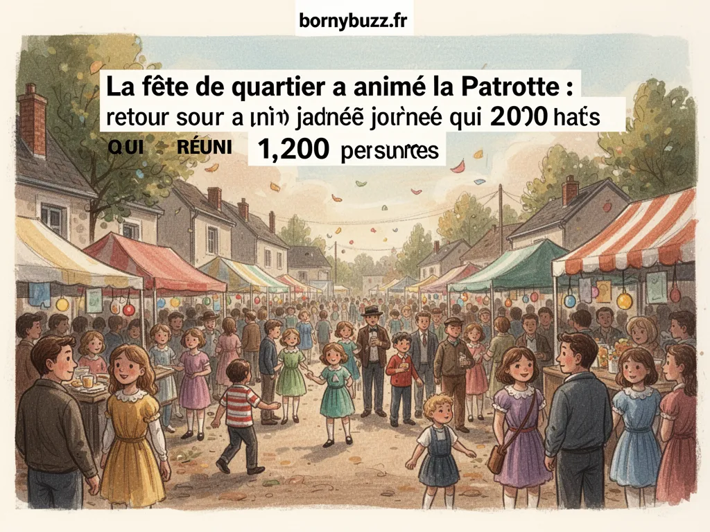 La fête de quartier a animé la Patrotte : retour sur une journée qui a réuni 1 200 personnes