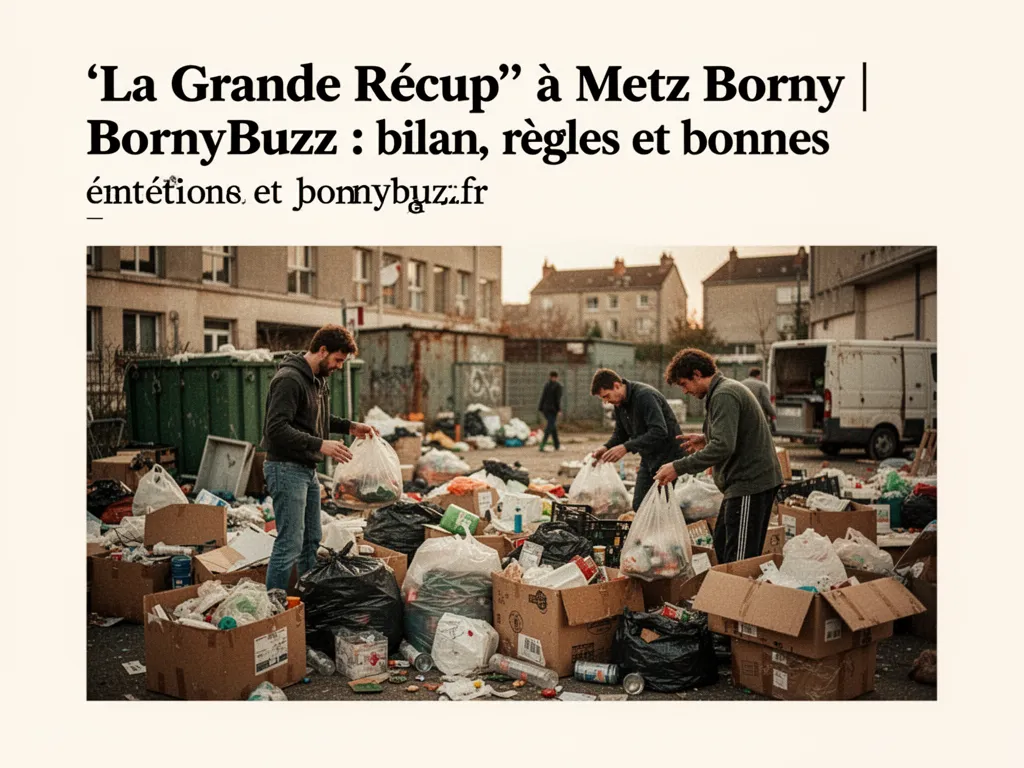 La Grande Récup’ à Metz Borny | BornyBuzz : bilan, règles et bonnes pratiques