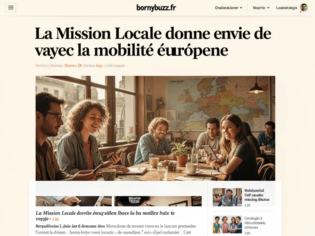 La Mission Locale donne envie de voyager avec la mobilité européene