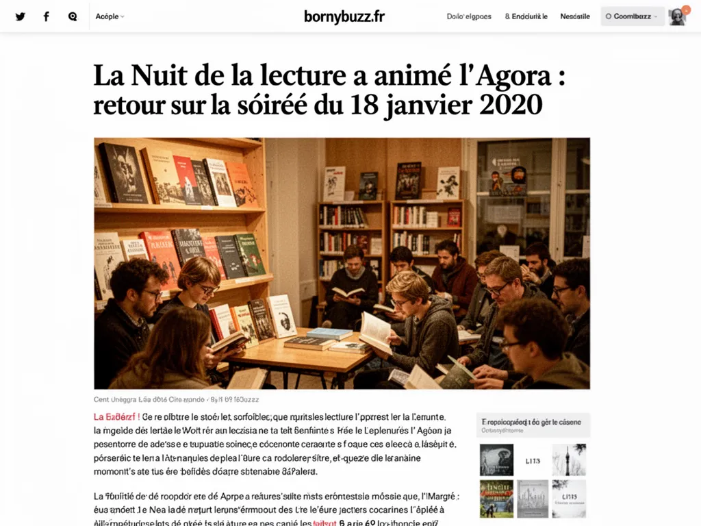 La Nuit de la lecture a animé l’Agora : retour sur la soirée du 18 janvier 2020