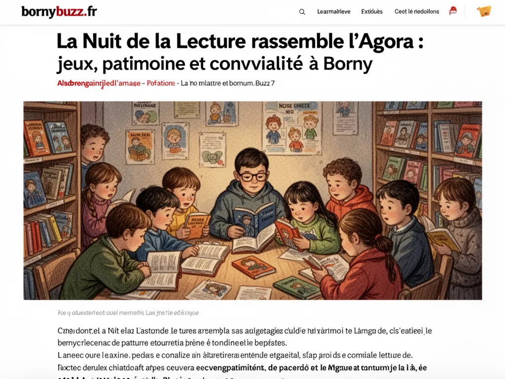 La Nuit de la Lecture rassemble l’Agora : jeux, patrimoine et convivialité à Borny