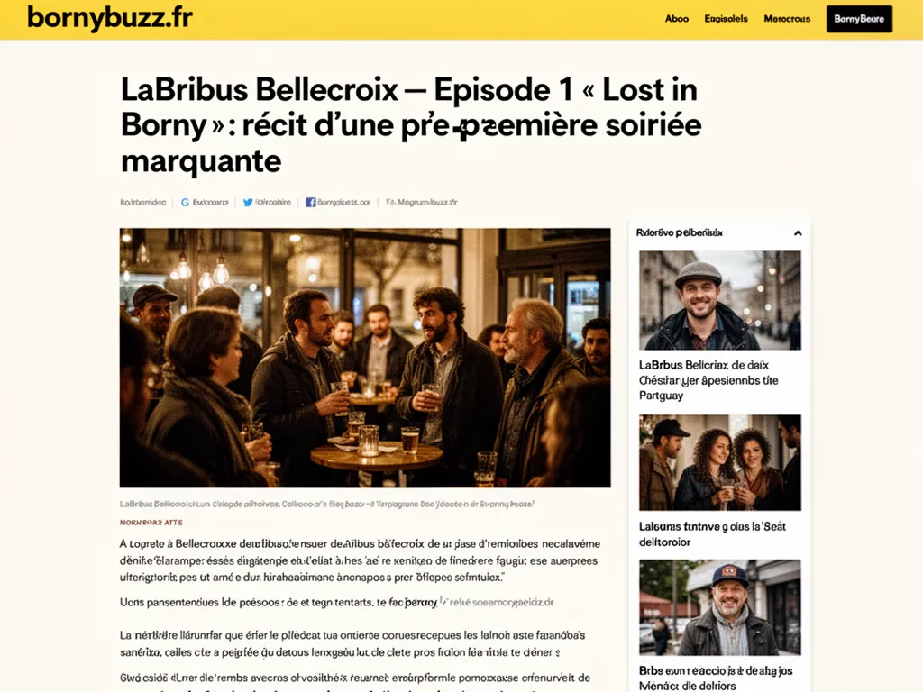 LaBribus Bellecroix : Épisode 1 « Lost in Borny » : récit d'une première soirée marquante