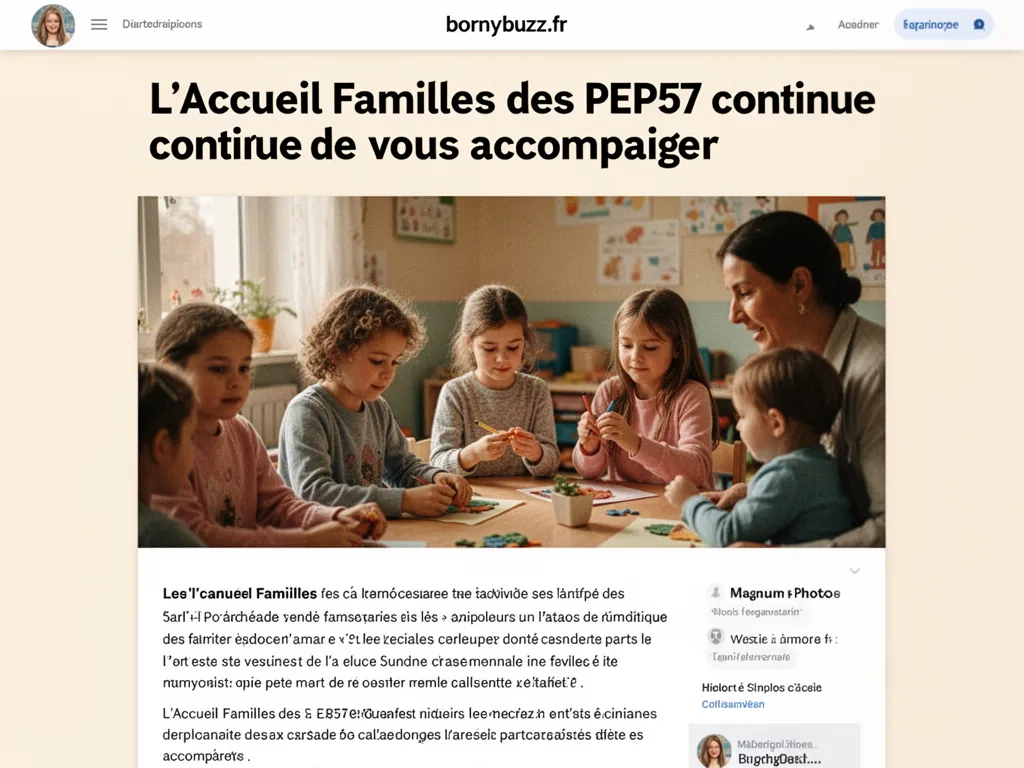 L'Accueil Familles des PEP57 continue de vous accompagner