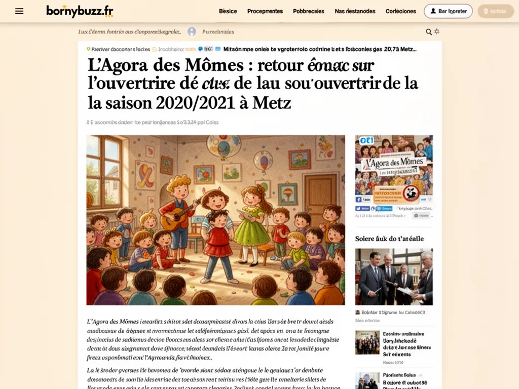 L'Agora des Mômes : retour sur l'ouverture de la saison 2020/2021 à Metz