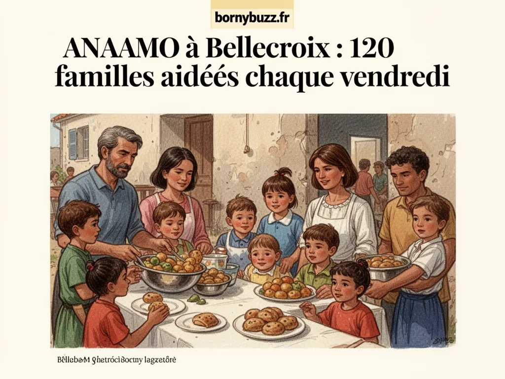ANAAMO à Bellecroix : 120 familles aidées chaque vendredi