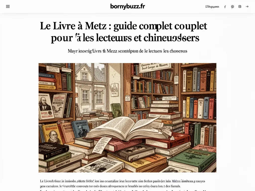 Le Livre à Metz : guide complet pour les lecteurs et chineurs